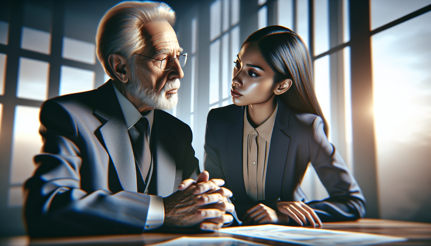 Bild zum Artikel "Nachfolge im Familienunternehmen: Ein Leitfaden für die Region Zofingen" - Zwei Generationen im Gespräch.